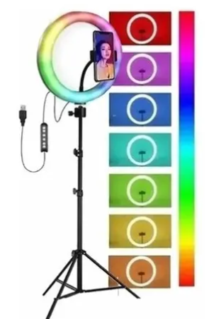 ARO DE LUZ RGB 26CM MJ26